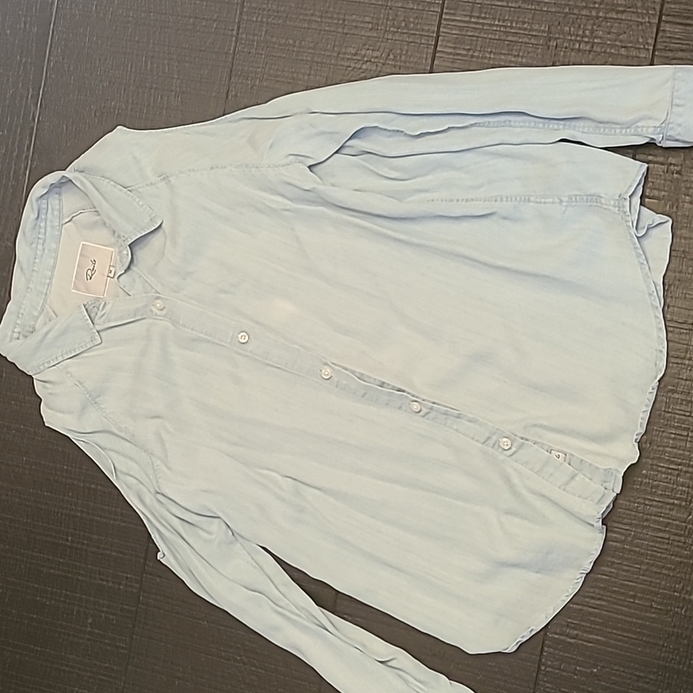 Rails Cold Shoulder Button Down - image 2